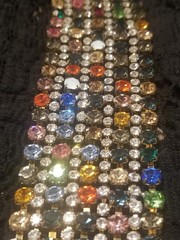 BIJOUXMG, Vintage Rhinestone Bracelet, 1950s