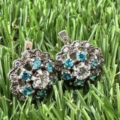 Vintage Earrings Silver 925 Women’s Jewelry