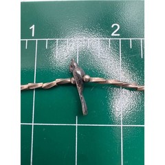Vintage Southwestern Fetish Liquid Sterling Silver Birds Necklace 15.5″