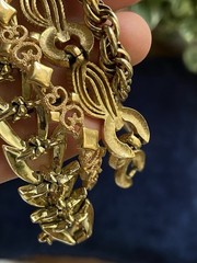 Lot Of 4 Bracelets Avon,Kramer,Coro & Trifari Vintage Gold Tone
