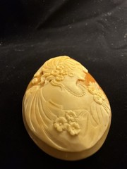GIGANTIC Antique Victorian Loose Carved Shell Cameo Finely Carved – 58 X 45mm