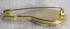 VTG Micro Mosiac Mandolin Brooch Goldtone – Preowned