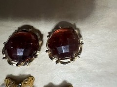 Lot Of 20 Retro Clip On Earrings with assorted Metals And Styles