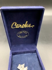 Carolee Signed Limited Edition 1997 SCOTTY DOGS Rhinestone Brooch PIN