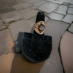 Vintage BBJ 925 Smokey Quartz Size 5 JTV Ring
