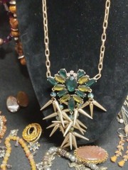 Vintage To Modern Costume Jewlery Lot Earth Tones Necklaces And Bracelets