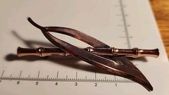 Matisse Renoire Vintage Copper Bamboo Brooch