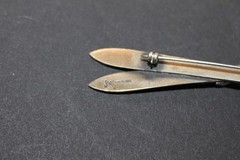 Vintage Sterling Silver 925 Skiing Ski Brooch Pin