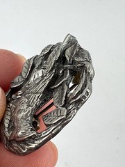 Birds and Blooms Cardinal Brooch Pin Vintage 1999 Limited Edition Pewter Bird
