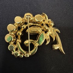 Vintage Signed Eisenberg ICE Brooch Pin & Clip Earrings – Original Box -stunning