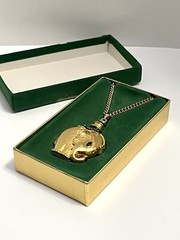Vintage 1970s Revlon MOON DROPS Rajah’s Elephant Solid Perfume Compact Locket