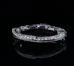 Antique Platinum Handmade 5.62ct Diamond & Set 40.2mm Circular Brooch Val $19800