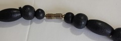 Vintage African Tribal Chunky Beaded Wood Hand Carved Safari Animal Necklace