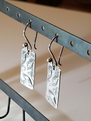 Artisan $190 Sterling Silver Ivy Earrings & 8″ Bracelet Set•Amazing Jewelry! WoW