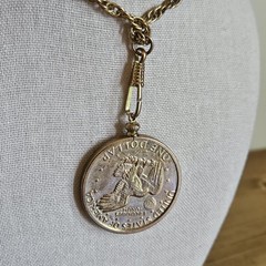United States Liberty One Dollar 1974 Coin Necklace