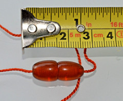 ✅1970 RUSSIAN SOVIET BALTIC AMBER TWIST CLASP NECKLACE 老琥珀 BRASLET PENDANT SCREW
