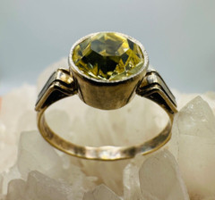 Vintage Gilt Silver Engagement Ring 875 soviet Women’s Jewelry
