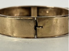 Antique Imperial Russian 14K Gold Bangle Bracelet – 56 Zolotnik Hallmark