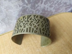 Vintage old retro bracelet Wonderful Cuff Bracelet Armenia Melchior USSR Soviet