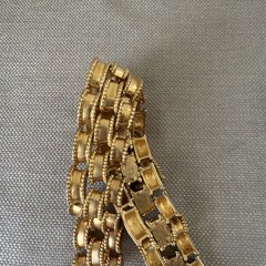 Rare Ciner MMA Museum Of Modern Art Necklace Collar Link Panther *455