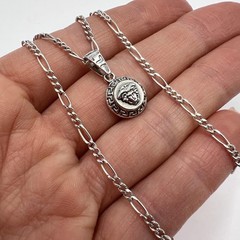 Vintage Sterling Silver 925 Stamped Necklace Pendant Chain 5.50g Women’s Jewelry