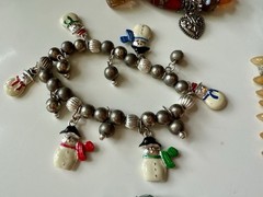 Vintage Bracelet Lot + Watch Some Stretchable Faux Pearls Stones Glass Beads
