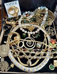 Vintage Estate Costume Jewelry Lot! AVON, NAPIER and more!