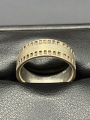 Vintage Sterling Silver 9MM Band Ring 10 Grams Size 13 E29