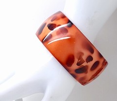 B001 Thick Leopard Animal Print Acrylic Cuff 1.35″ Wide fashion jewelry Bracelet