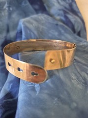 Antique goldfield english bracelet buckle