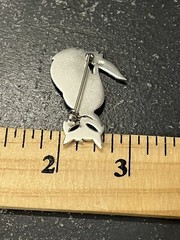 925 sterling silver Cat pin Brooch (9.6 Grams )
