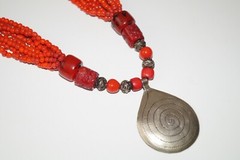 Vintage necklace Soviet necklace Ethnic jewellery Made in ussr