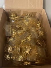 Huge Estate Pin Brooch Lot Gold Plated Vintage Pins Animals Holidays 20lbs NOS