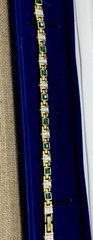 Camrose Kross Jackie Kennedy Simulated Emerald Bracelet New In Box