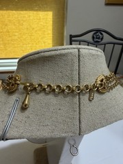 Vintage Monet Gold Tone Layered Varied Length 16”+ Necklace