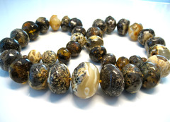Genuine Huge Massive Amber Baltic Amber Necklace 110-115 grams 22 in. !!!