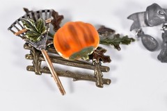 Lot of 28 Pin Brooch Fall Pumpkin Teacher Gold Tone Leaf Flag Sailboat Bow Eagle