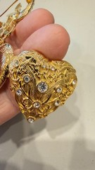 I am Edgar Berebi this is my Dove Heart pin NOS vintage signed Certificate .