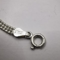 Beautiful Vintage Chain Necklace Jewelry Sterling Silver 925 Signed 5.83 gram