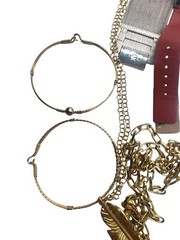 Lot Vintage & New Custom Jewelry Watches Anna Klein Gold Filled Chains