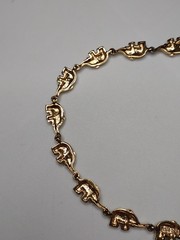 7.5 Inch Elephant Link Bracelet