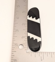 Vintage Brooches Black White Mod Pop Art Geometric Bold 60s Asymmetrical Lot 3