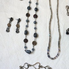 Vintage Jewelry Lot Whimsigoth Necklace Earring Grunge 90s Y2K Dark Academia