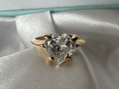 Estate Vintage Gold Tone Dainty Ring Lot Different Stones Some Signed