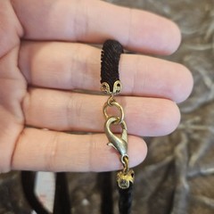 Vintage Cameo Pendant Necklace Black Velvet Cord Gold Tone Victorian Revival