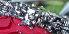 14k 585 white gold bracelet 5.50ct diamond 8.5″ vintage handmade 44.7gr C-62