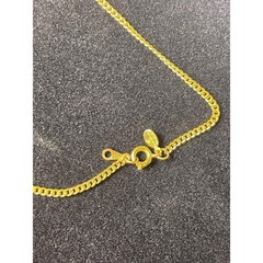 Vintage 1979 Givenchy Gold Plated GG Logo Necklace 15.5 in Women Jewelry COA