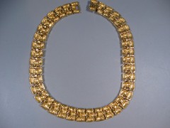 Vintage Jewelry Set Necklace Earrings And Bracelet