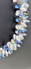 Vintage Vendome Austrian Aurora Borealis Crystal Rhinestone Cluster