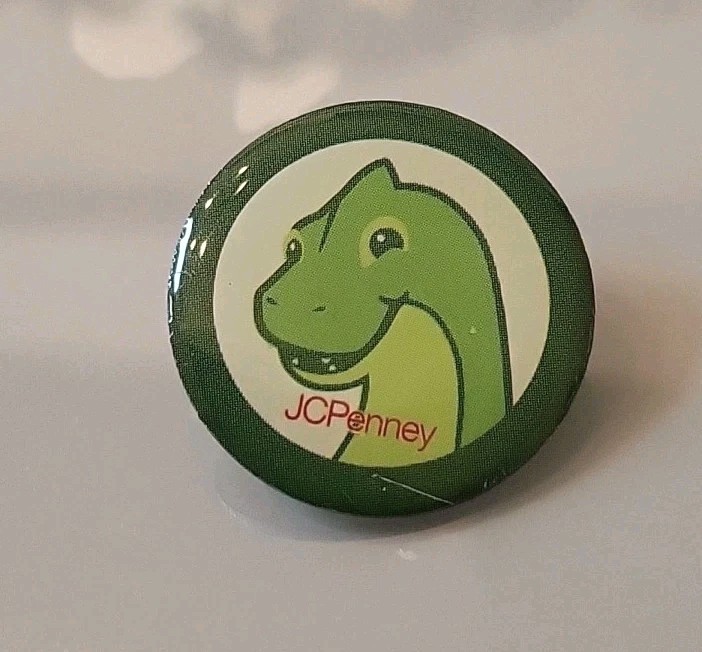 Vintage Pin Brooch Excellent Condition JCPenny Green Dinosaur Pin Q95